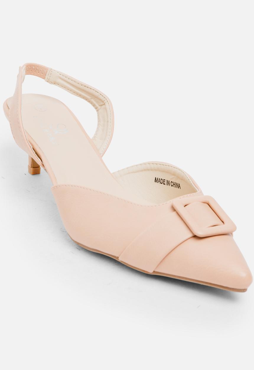 STYLE REPUBLIC - Buckle slingback - pale pink