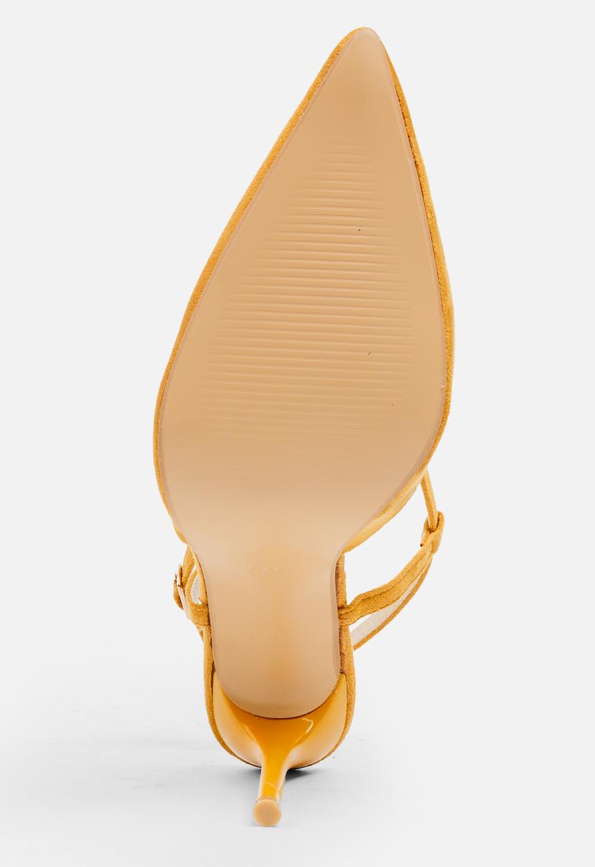 STYLE REPUBLIC - Cross strap stiletto - yellow