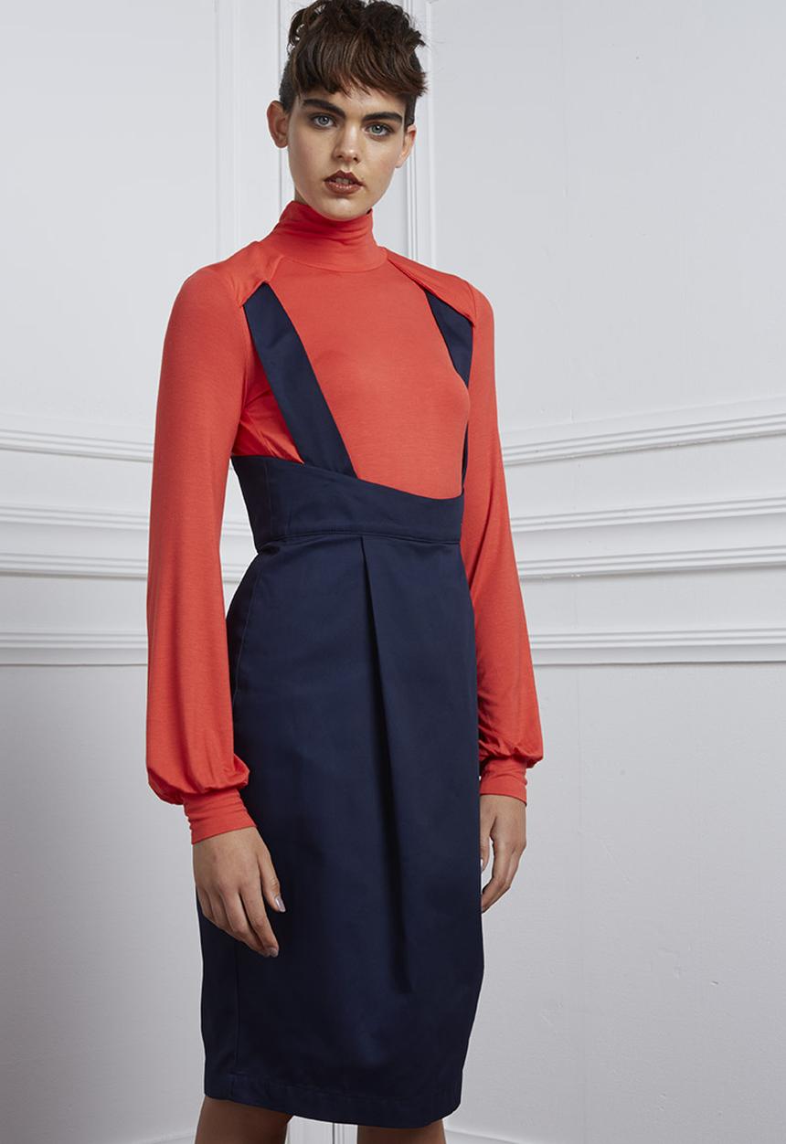 adam&eve; - Orna Polo Neck Orange