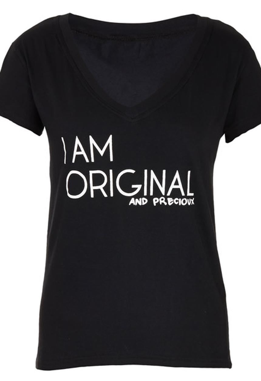Precioux - Printed Tshirt Black