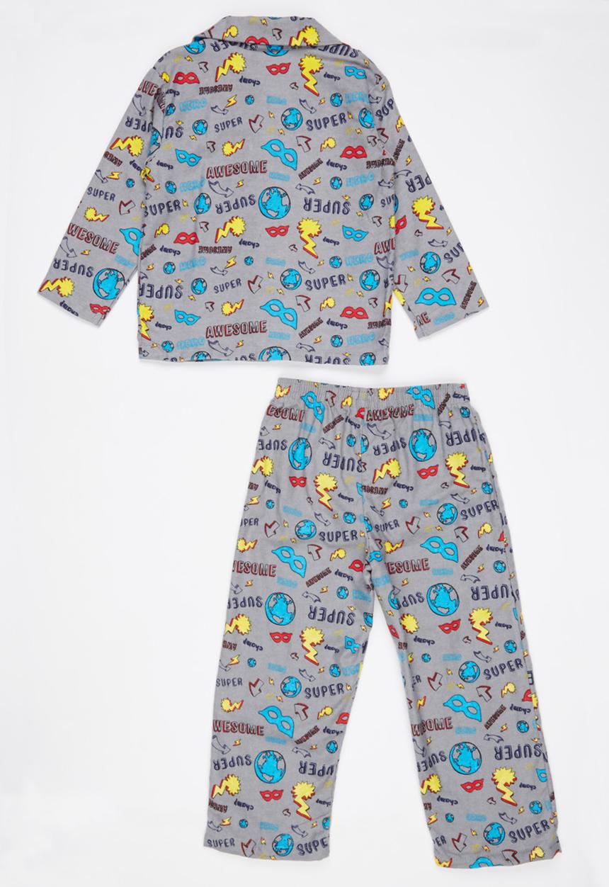 Twin Clothing - Boys Flannel Super Multi-colour