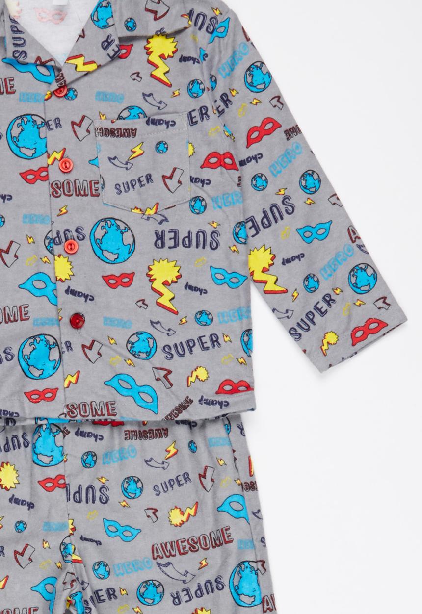 Twin Clothing - Boys Flannel Super Multi-colour