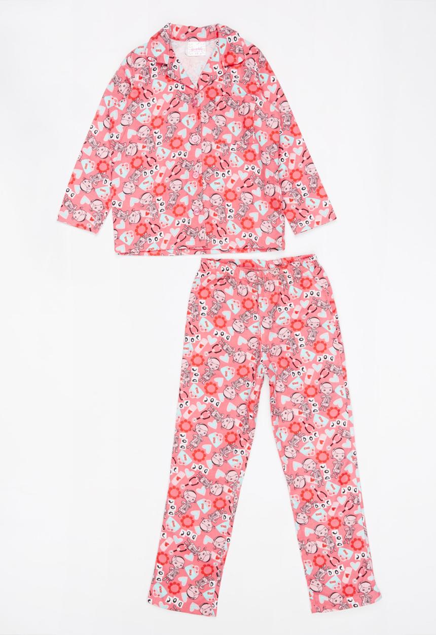 Twin Clothing - Mcstuffins PJ Set Mid Pink