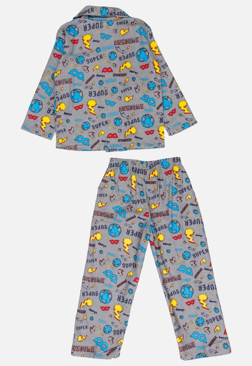 Twin Clothing - Flannel Pj Set Multi-colour