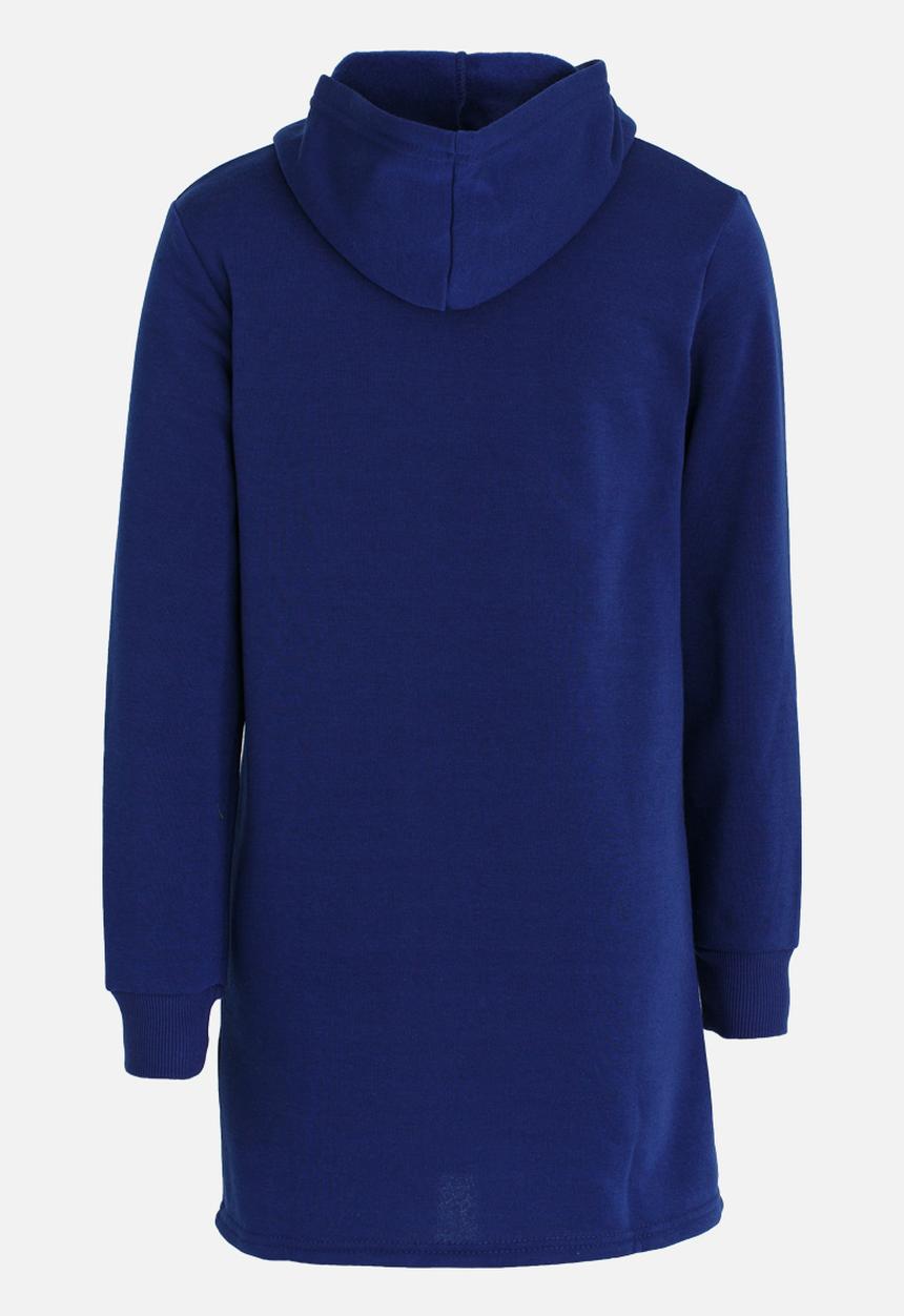 Twin Clothing - Longer Lengh Fleece Hoody Navy