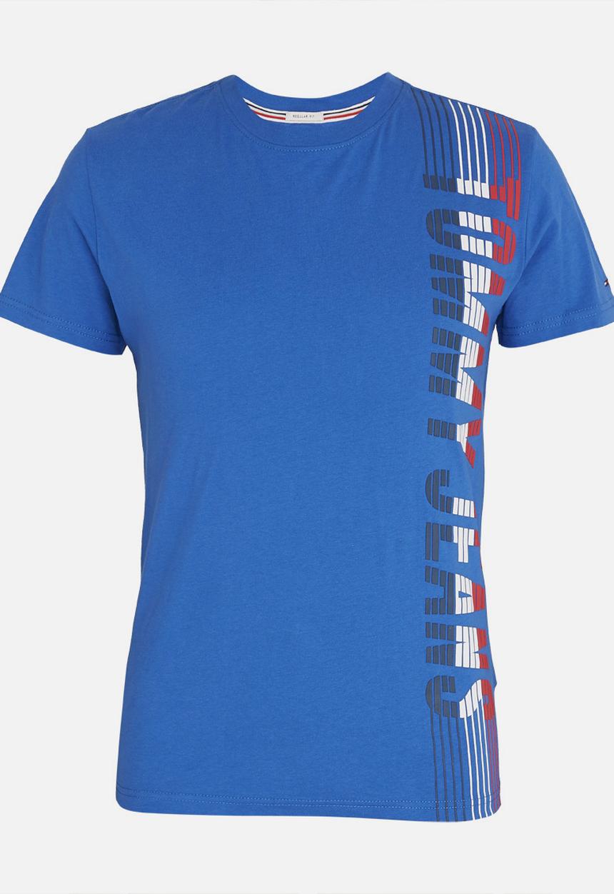 Tommy Hilfiger - Vertical Tee Blue