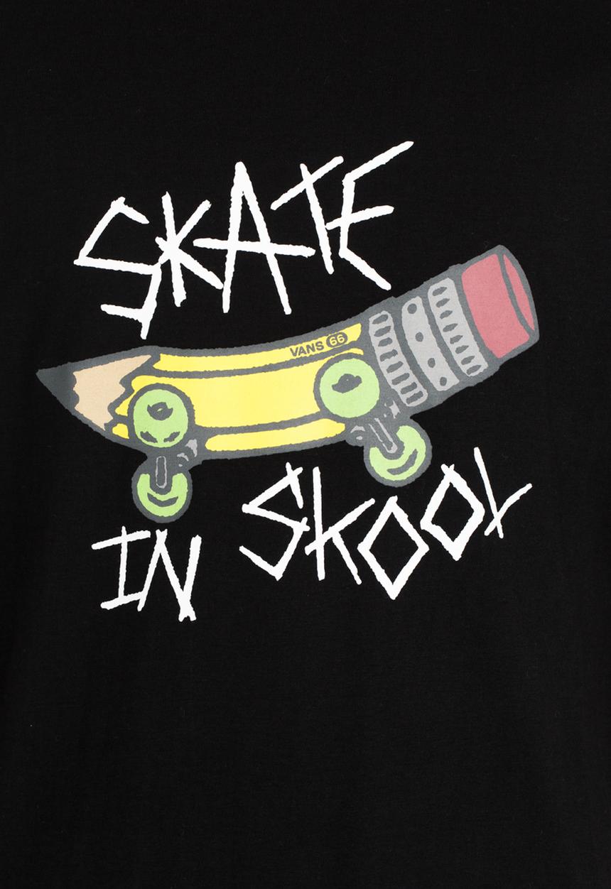 Vans - Skate in Skool  Tee Black