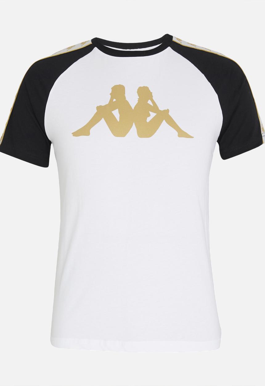 KAPPA - 222 Banda ATIKK Athletic Tee White