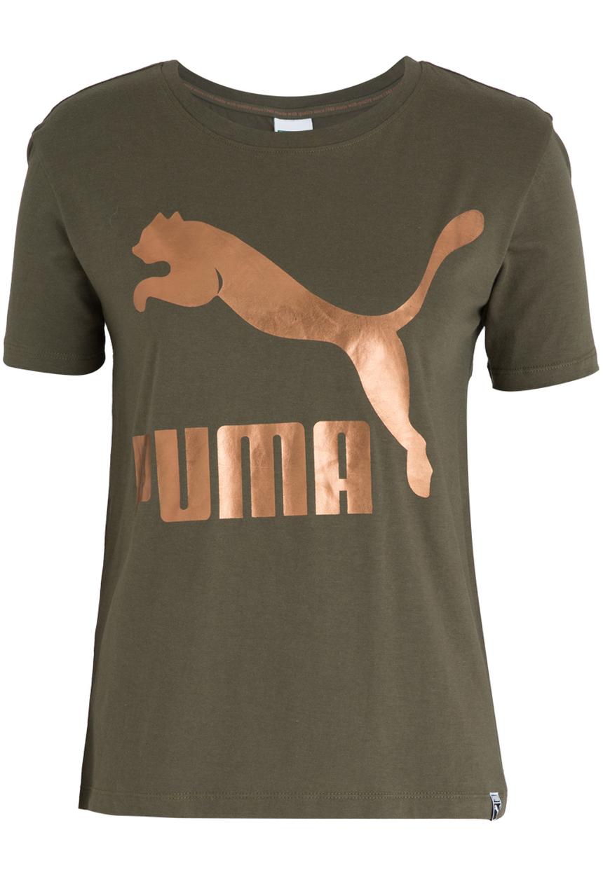 PUMA - Archive Logo Tee Khaki Green