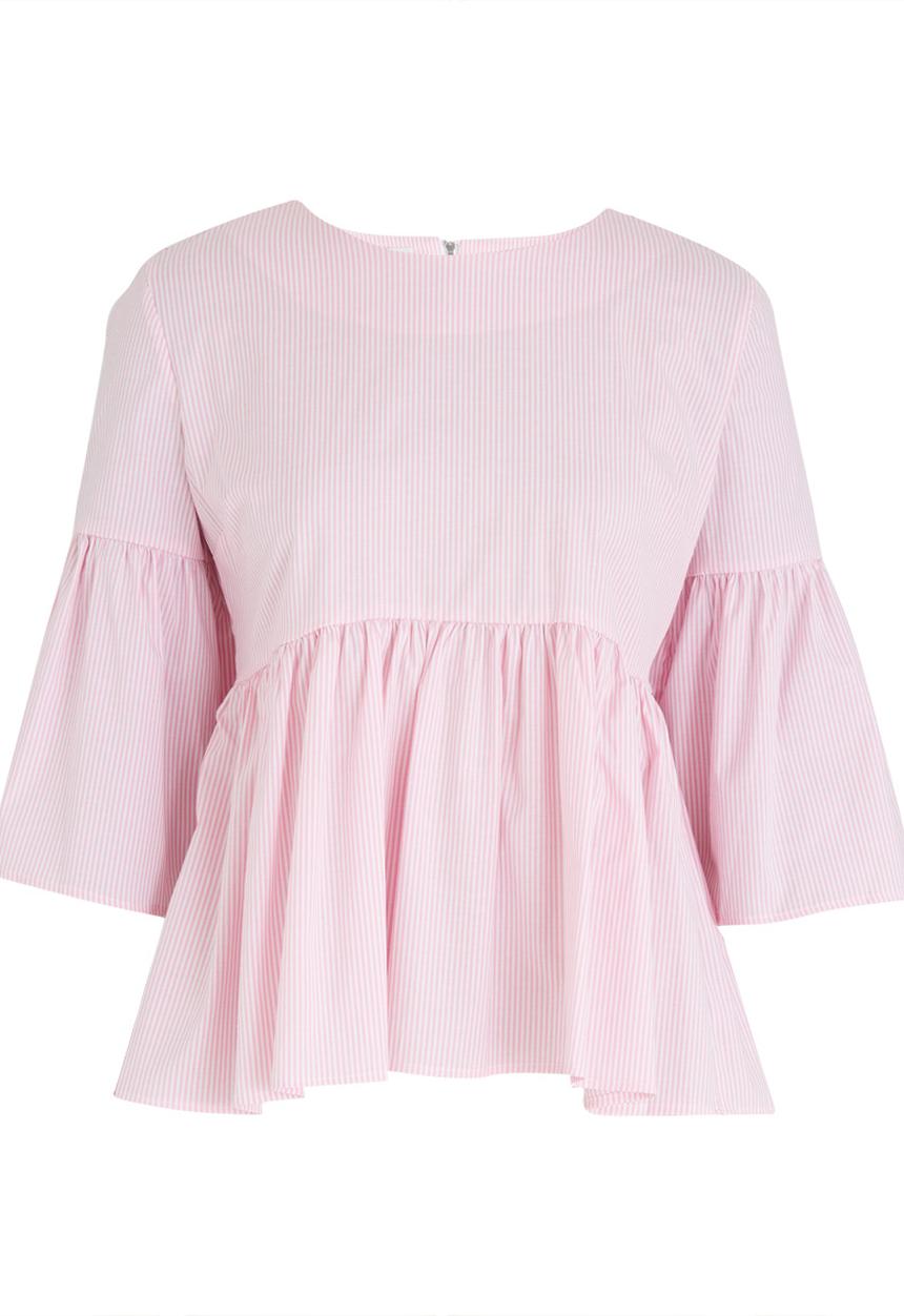 Sassoon - Top with Frill Pale Pink