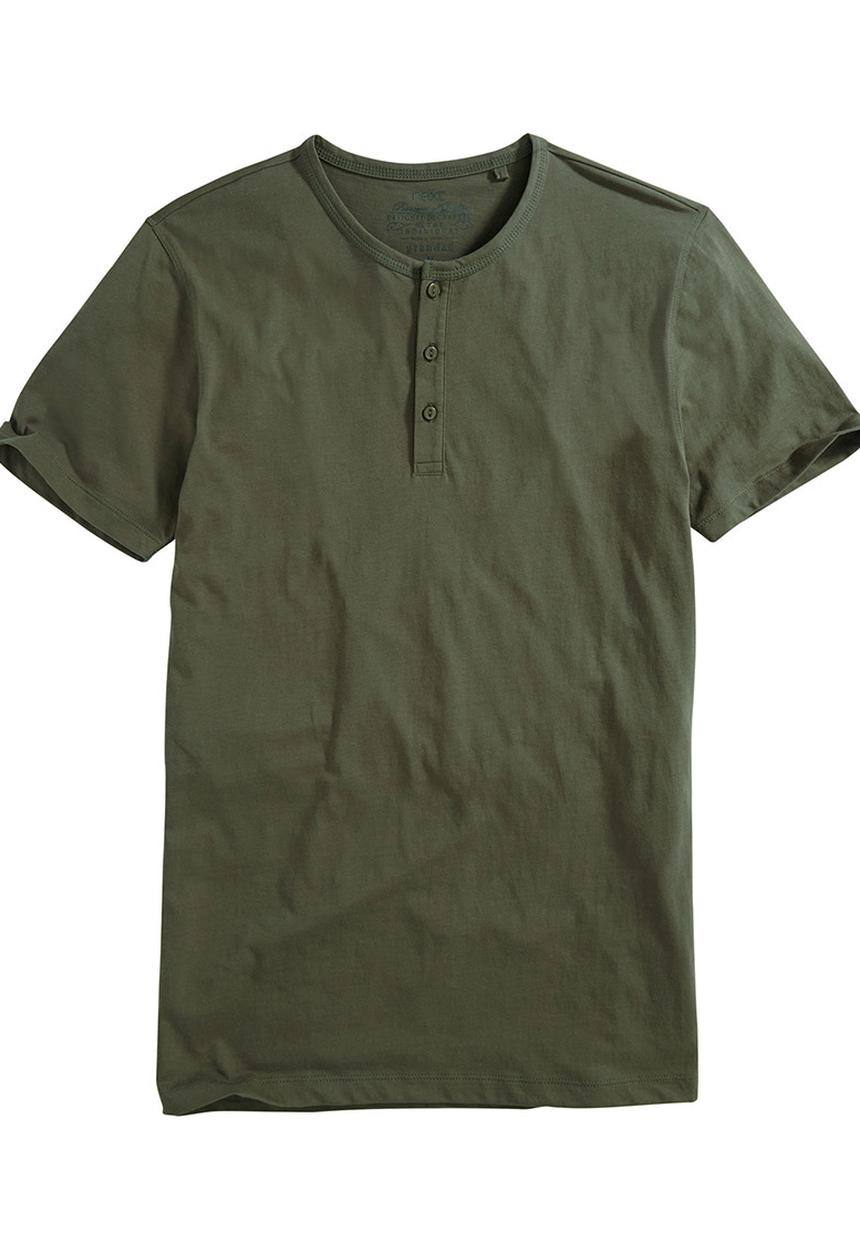 Next - Khaki Granddad T-shirt Green