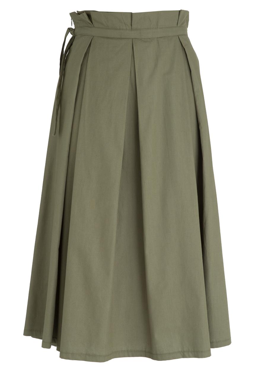 STYLE REPUBLIC - Paperbag Skirt Dark Green