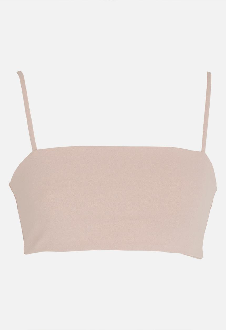 SISSY BOY - Boity Square Neck Crop Top Mid Pink