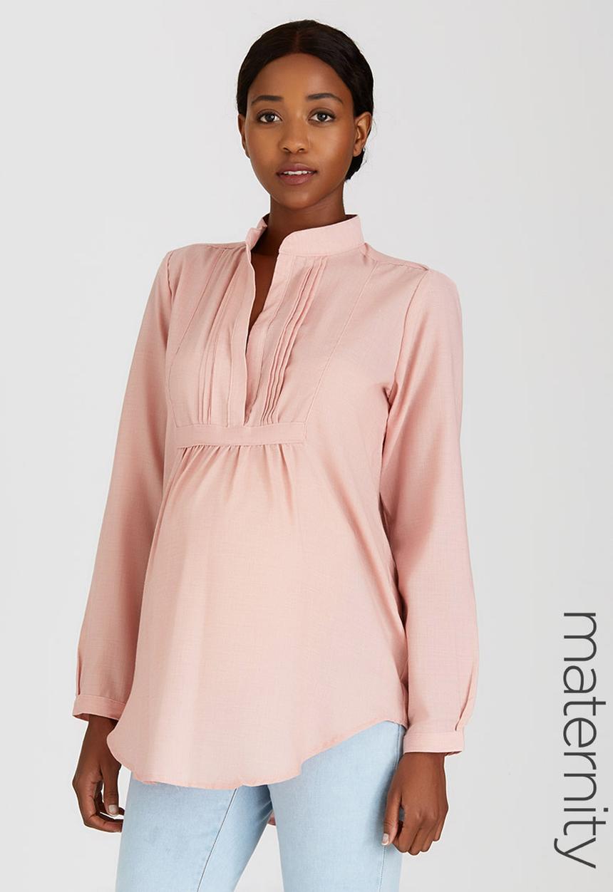 Me-a-mama - Karoo Shirt Pale Pink