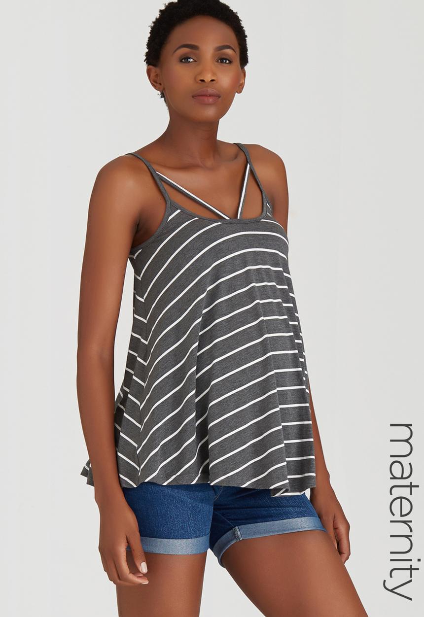 edit Maternity - Neckline Detail Cami Multi-colour