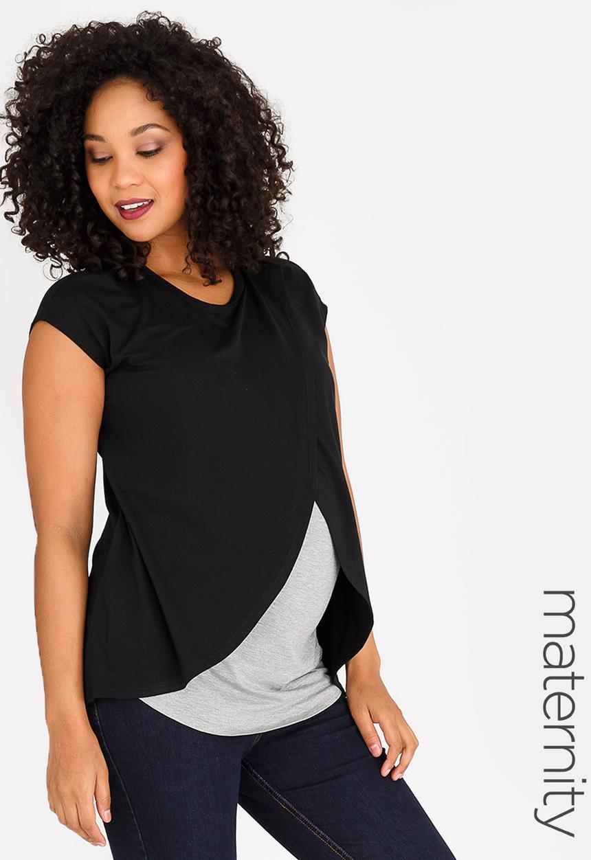 Cherry Melon - Basic Overlay Feeding Top Black