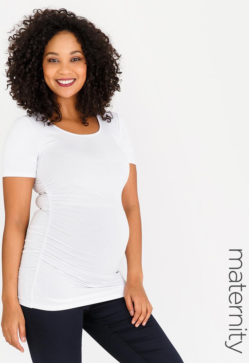 Cherry Melon - Basic Round Neck Tee White
