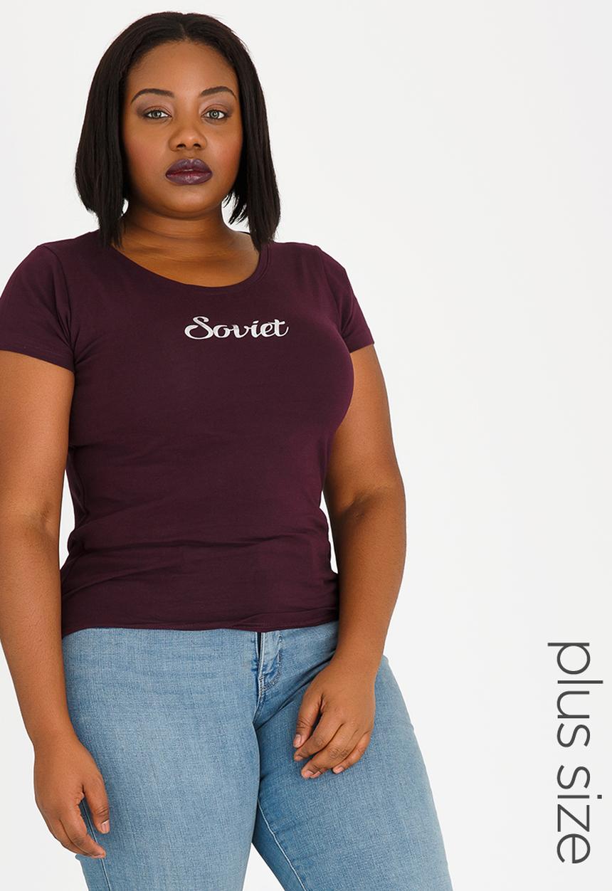 SOVIET - Hull Tee Dark Purple