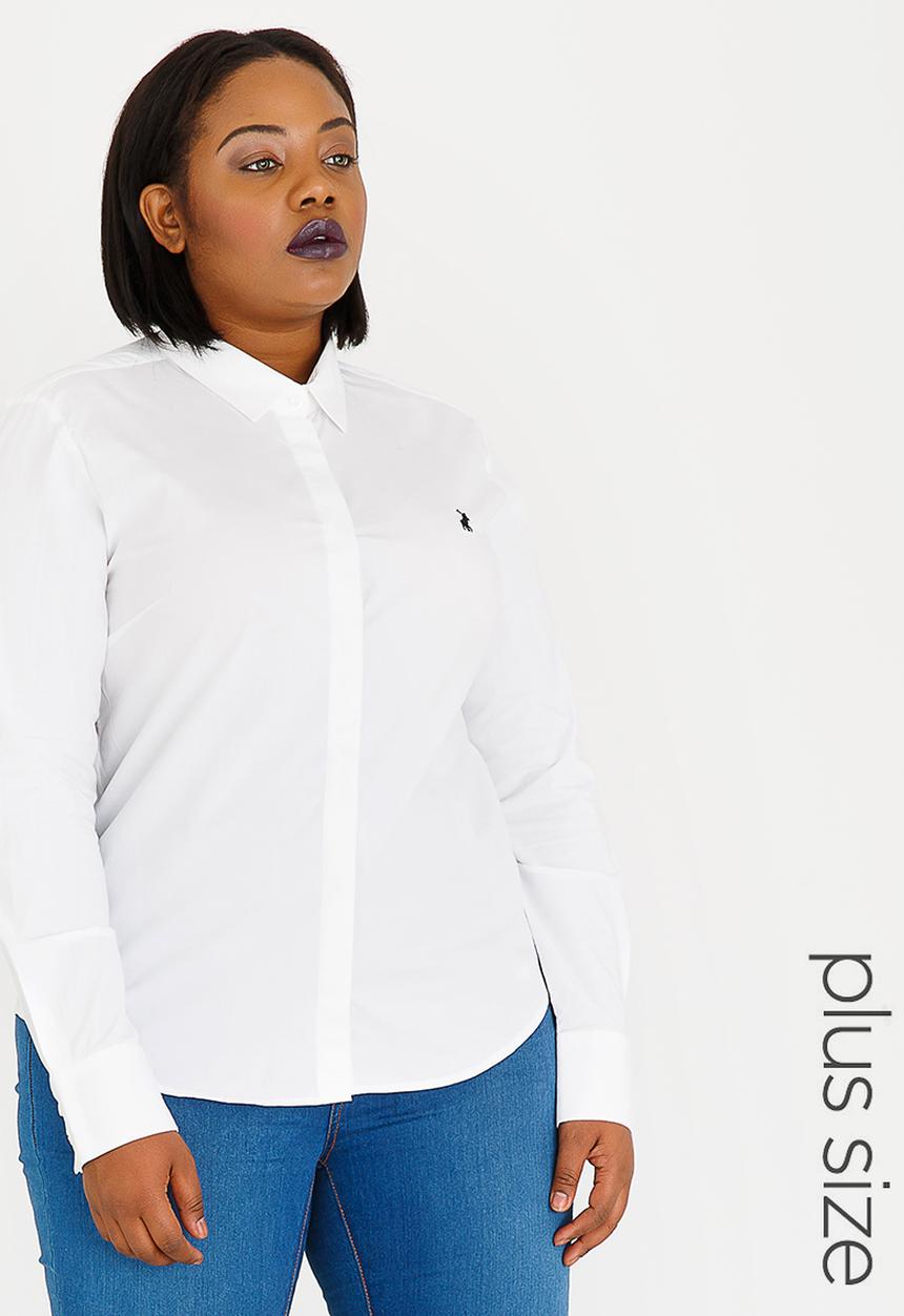 POLO - Amber shirt - white