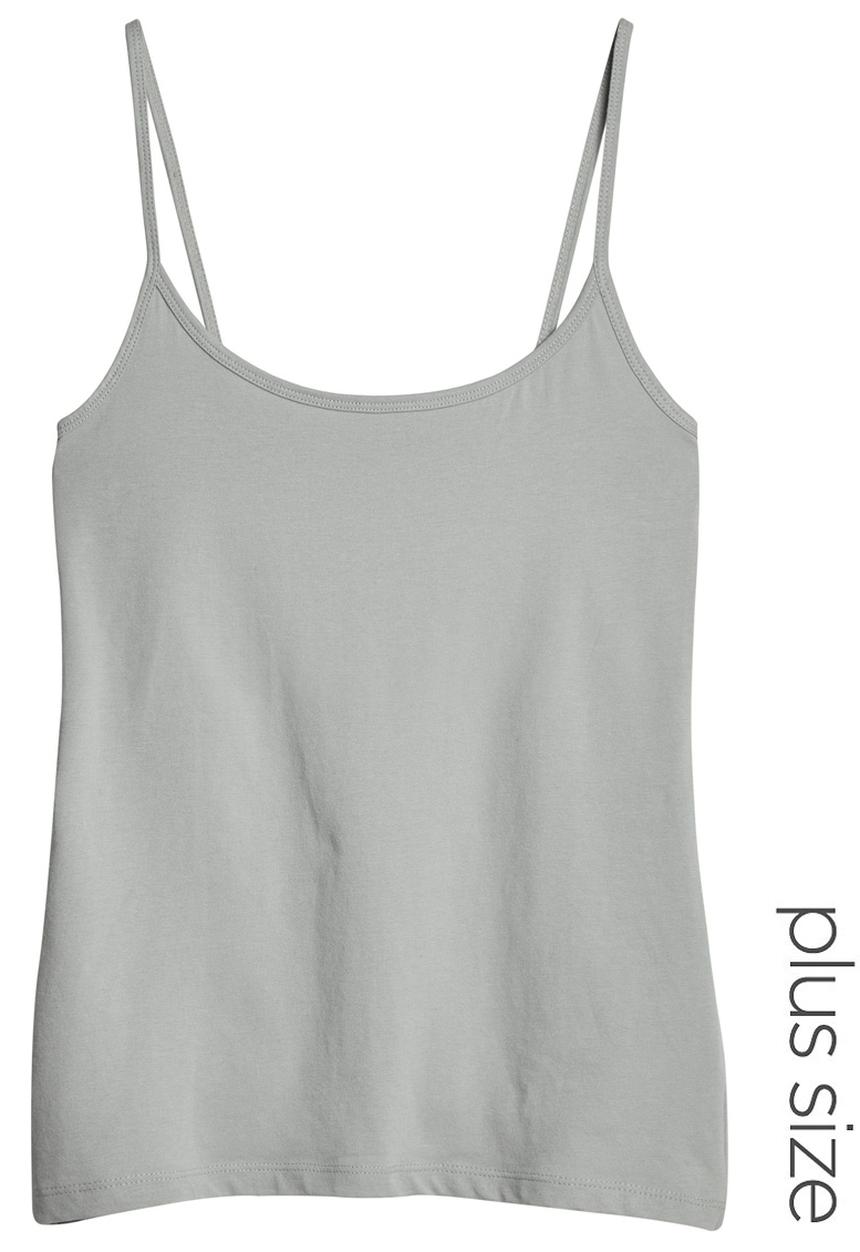 Next - Thin Strap Vest Pale Grey