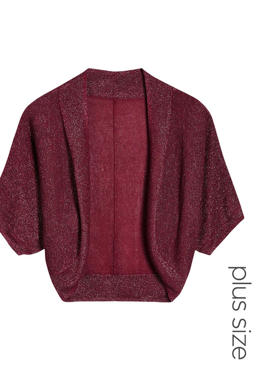 Next - Metallic Shrug Red