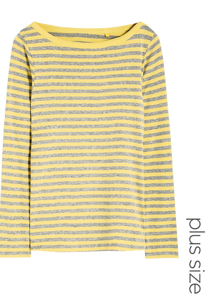Next - Stripe Long-sleeve T-shirt Yellow
