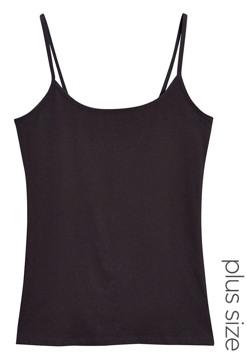 Next - Thin Strap Vest Black