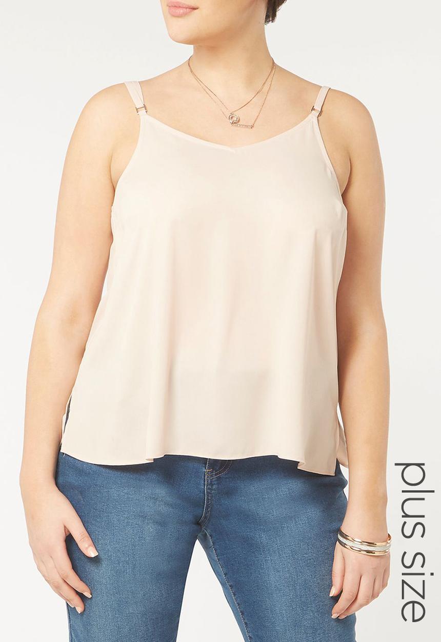 EVANS - Thin Strap Cami Cream