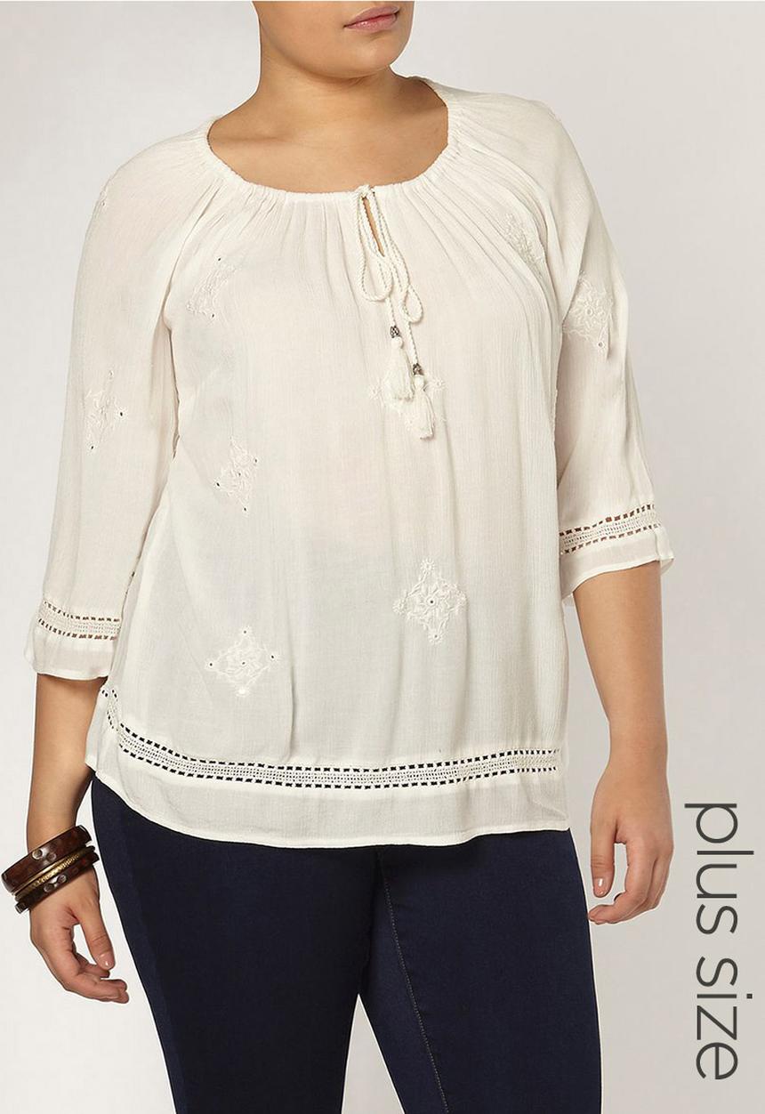 EVANS - Blouse Off White