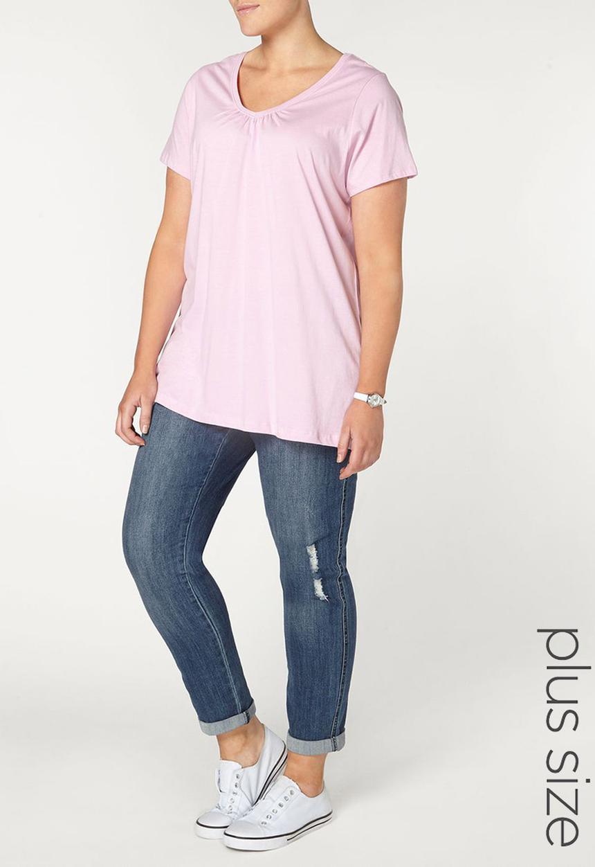 EVANS - 2-Pack V-neck T-shirt Multi-colour