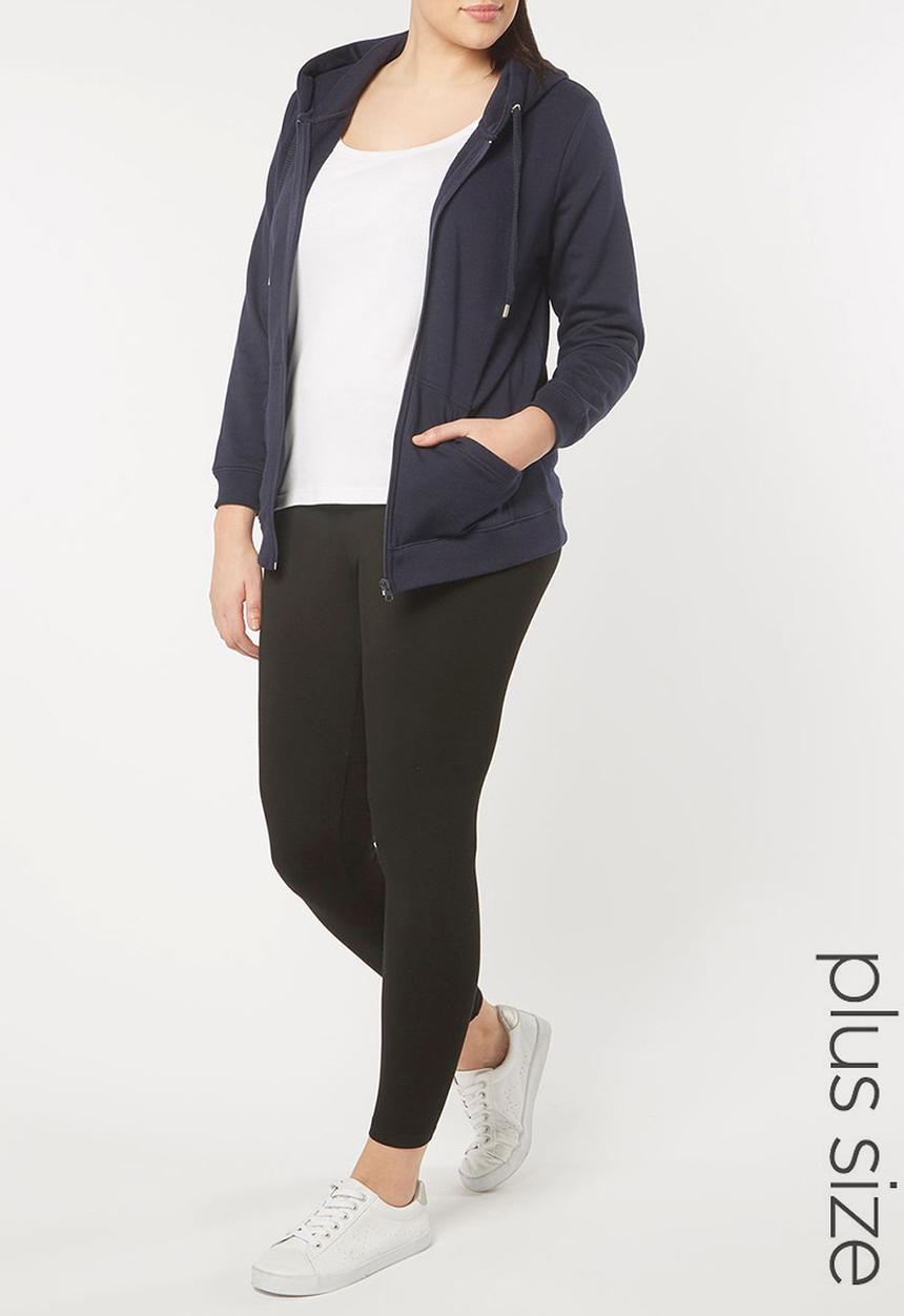 EVANS - Basic Hoody Navy