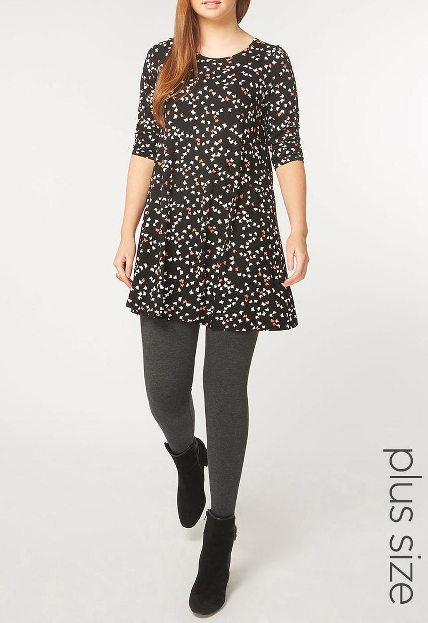 EVANS - All-over Print Swing Tunic Multi-colour