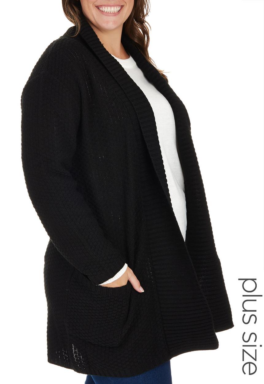 edit Plus - Maxi Coat Black