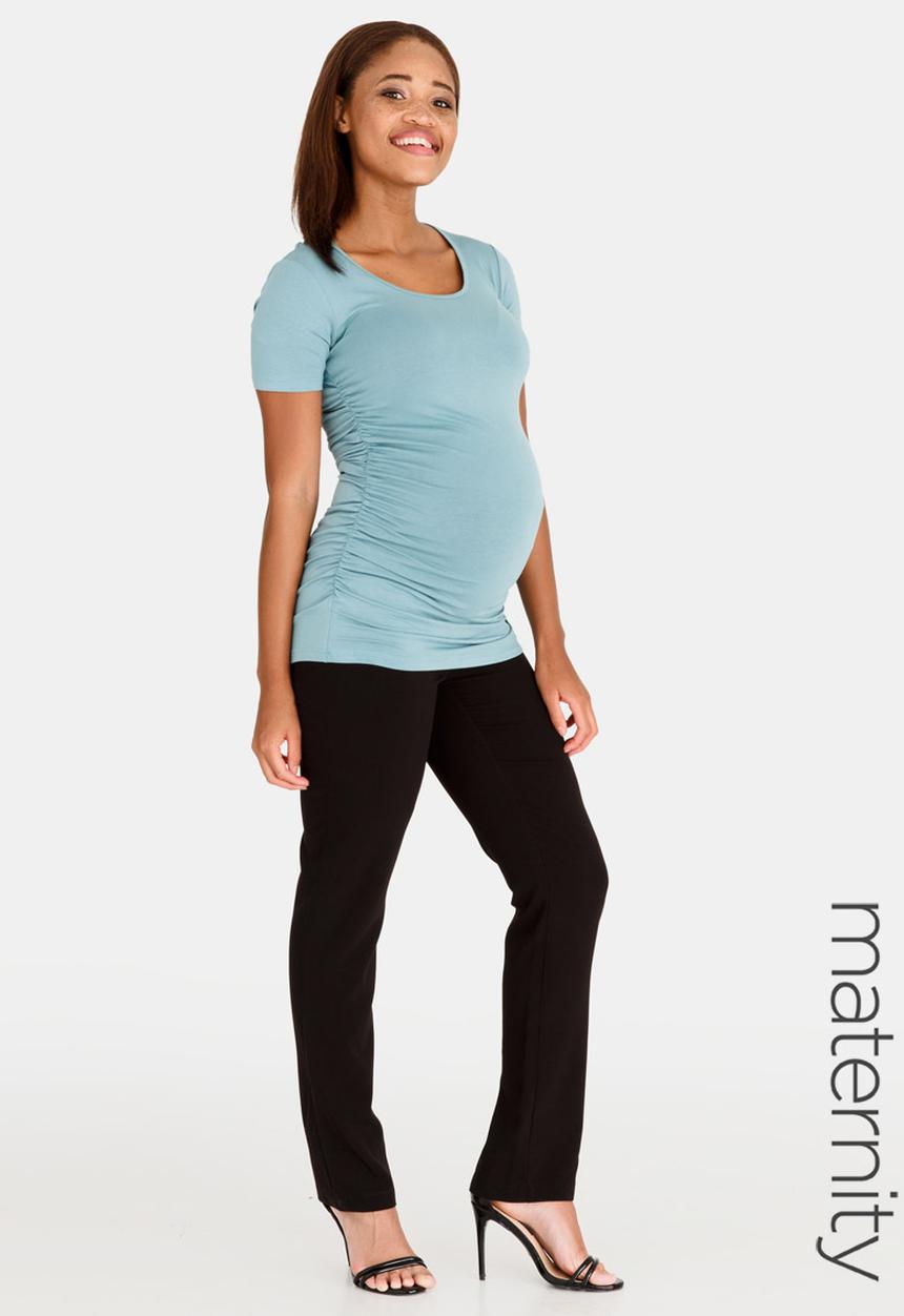 Cherry Melon - Short Sleeve Round Neck Tee Mid Green