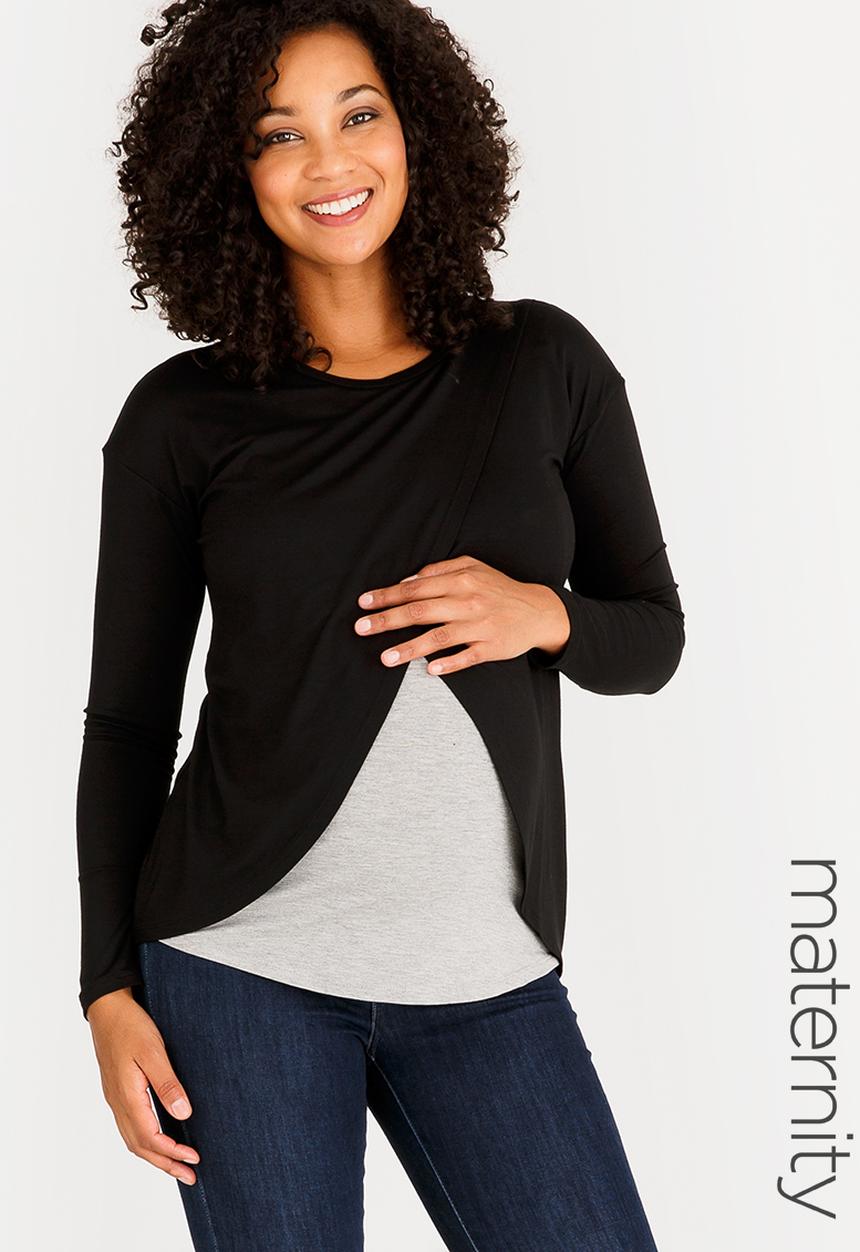 Cherry Melon - Basic Overlay Feeding Top Black