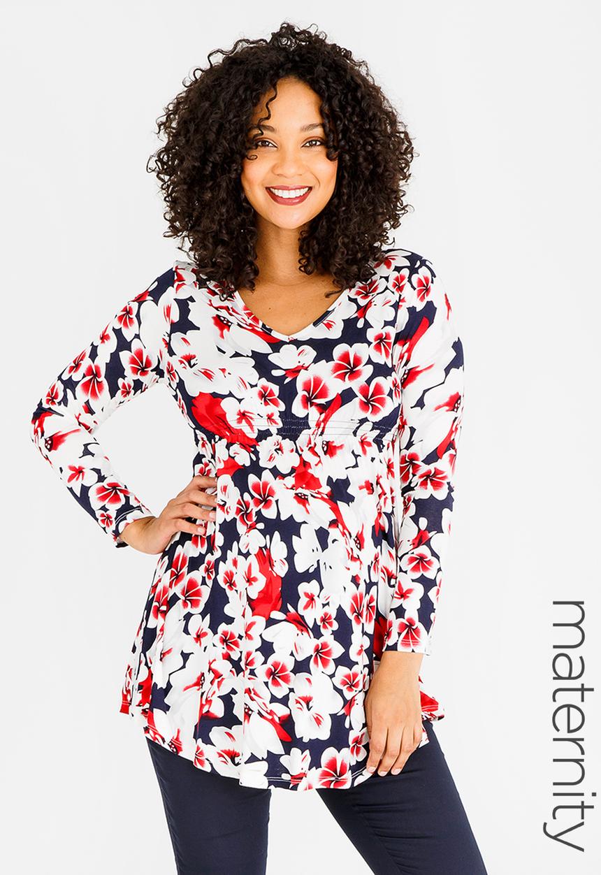 Cherry Melon - Printed Underbust Top Multi-colour