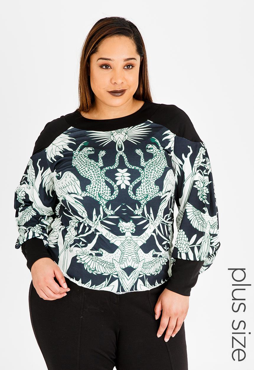 Leigh Schubert - Jockey Printed Blouse Multi-colour