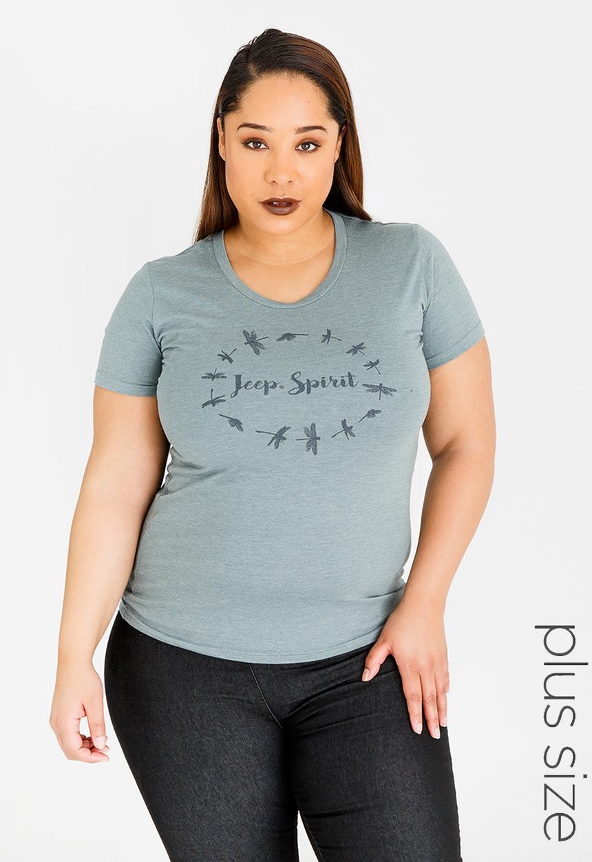 JEEP - Spirit Logo Tee Light Green