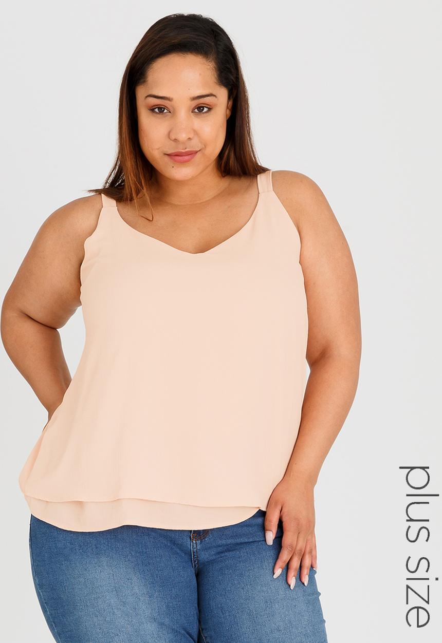 edit Plus - Woven Cami Peach