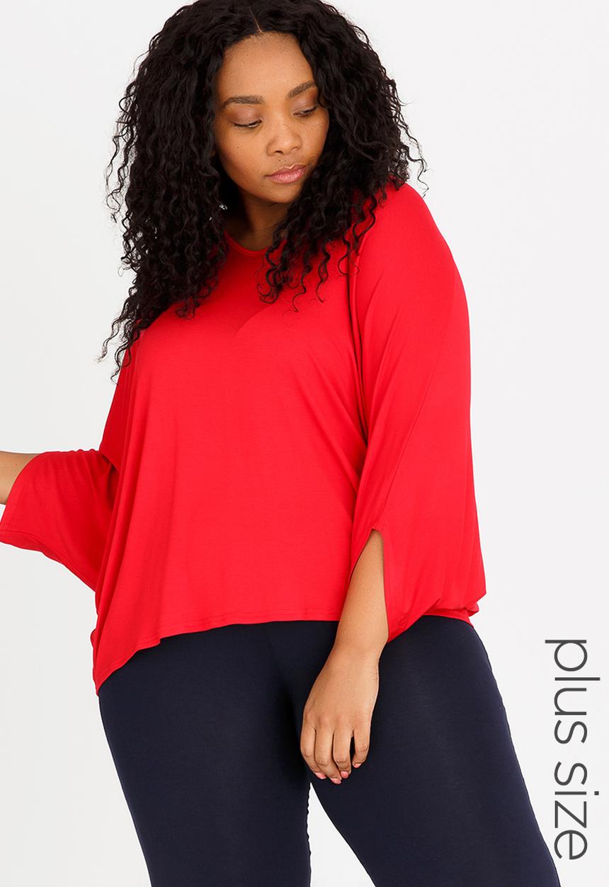 Polkadot - Carla Top Red