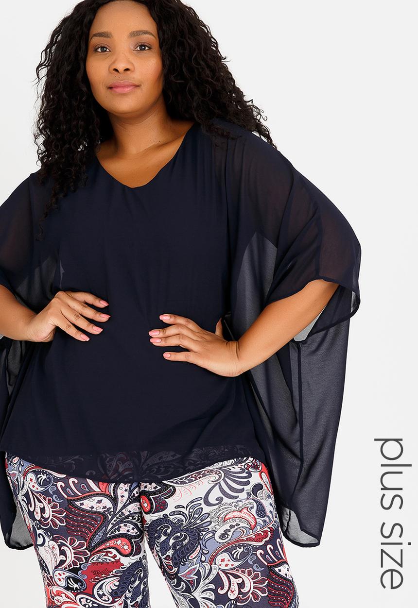 Polkadot - Butterfly Top Navy