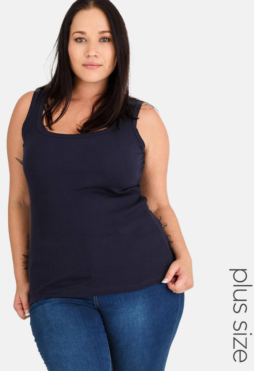 EVANS - Round Neck Vest Navy