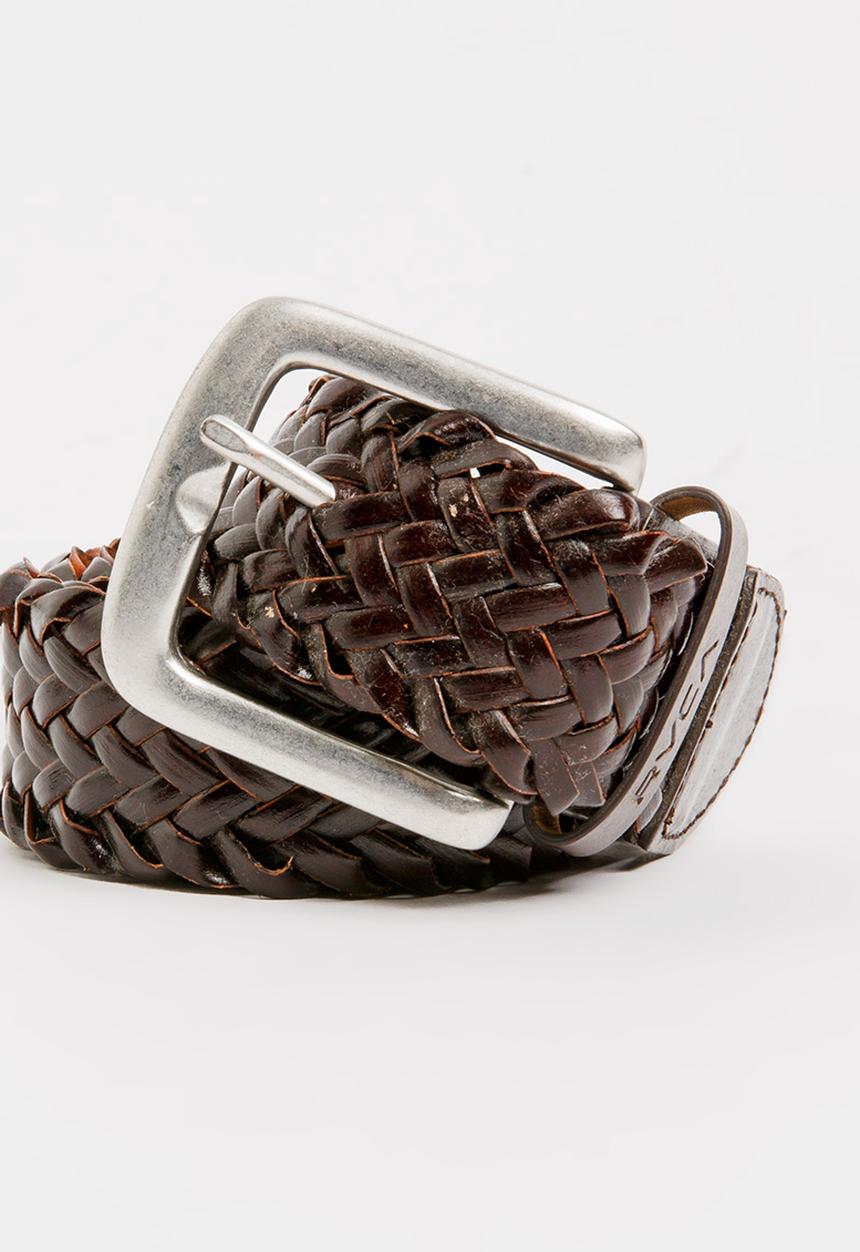 RVCA - Wellington Leather Belt Brown