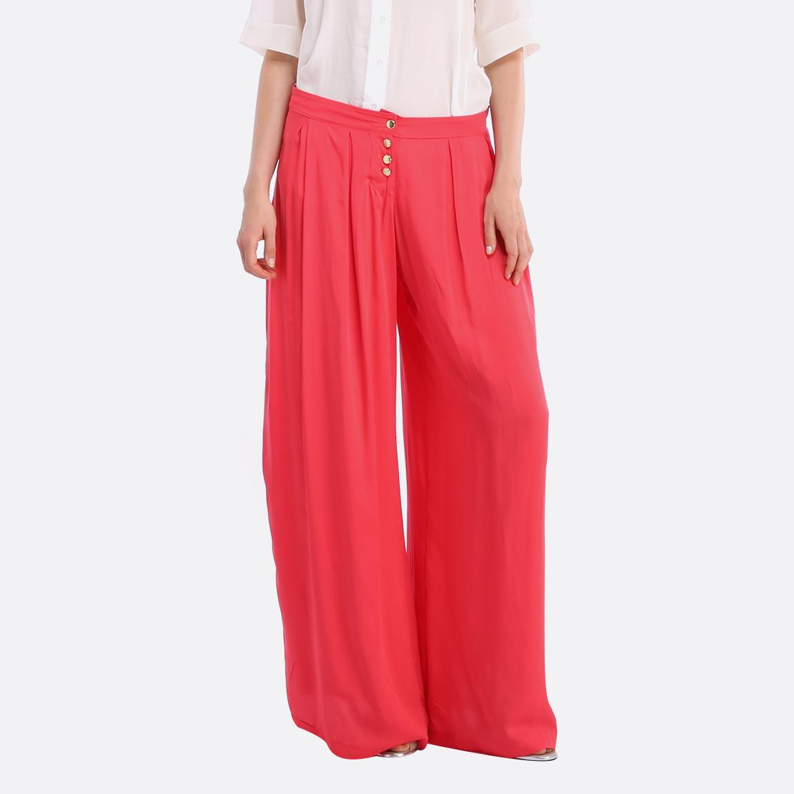 coral palazzo pants