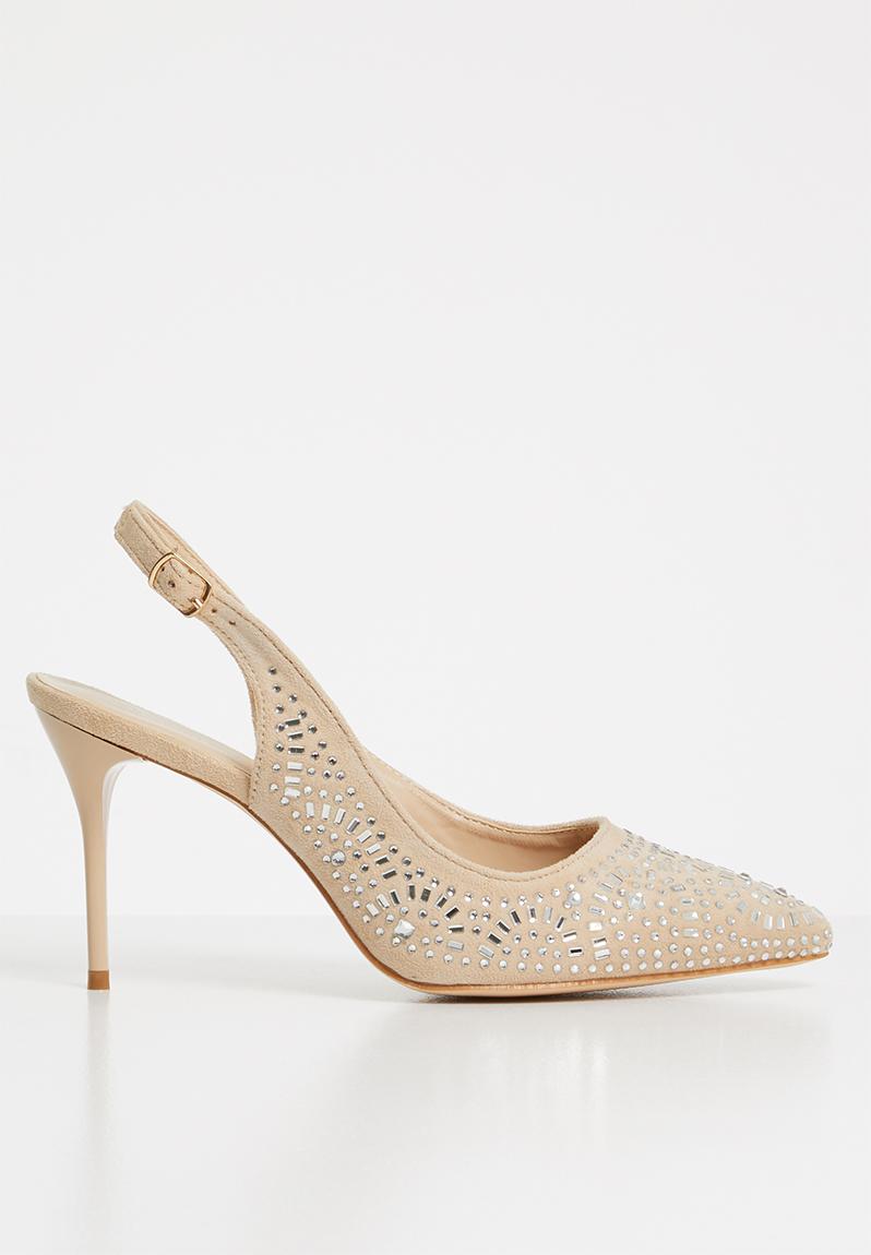 Embellished slingback heels - neutral SISSY BOY Heels | Superbalist.com