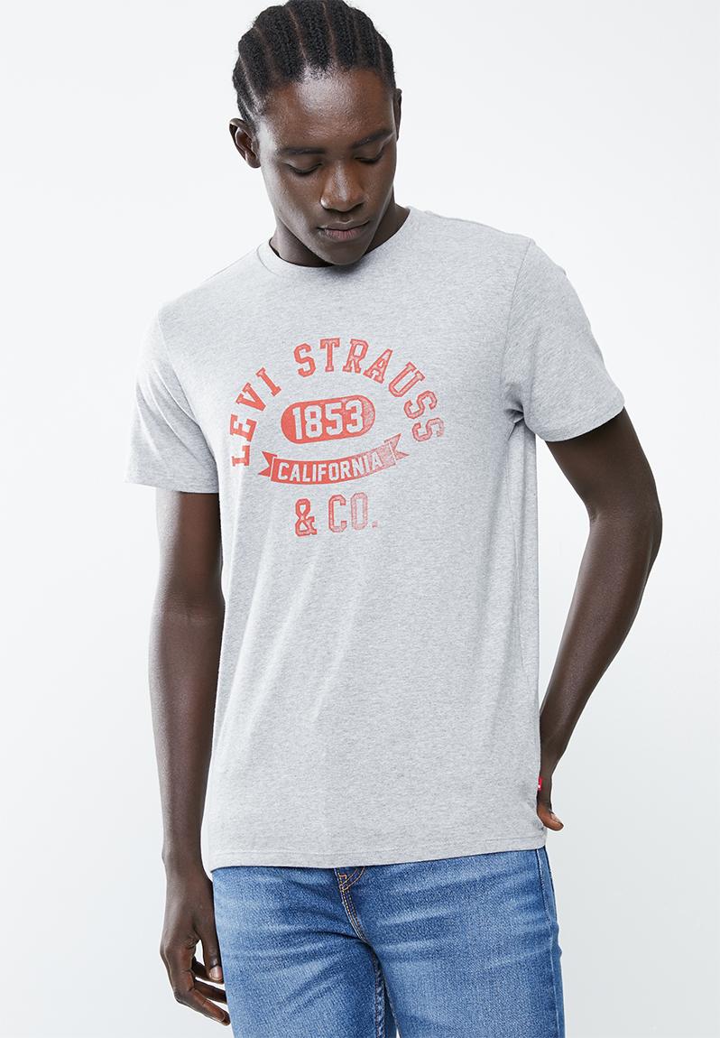 Download Graphic Short Sleeve T-shirt Grey Levi's® T-Shirts & Vests ...