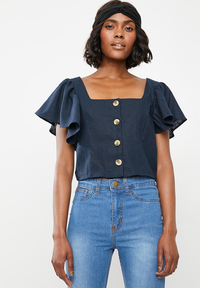 Front button blouse - navy STYLE REPUBLIC Blouses | Superbalist.com