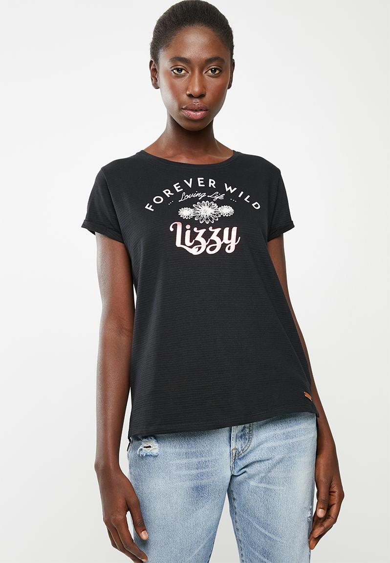 Vala tee - black Lizzy T-Shirts, Vests & Camis | Superbalist.com