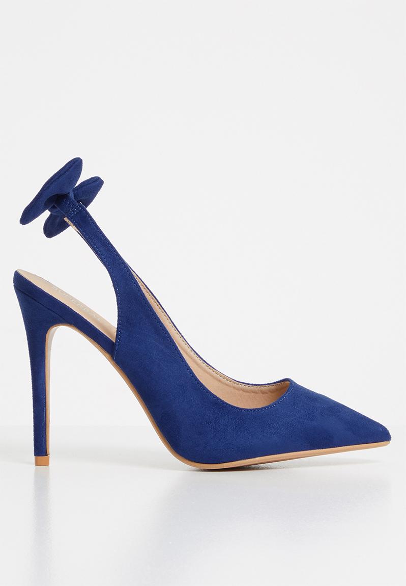 Ari bow slingback heel - blue Superbalist Heels | Superbalist.com