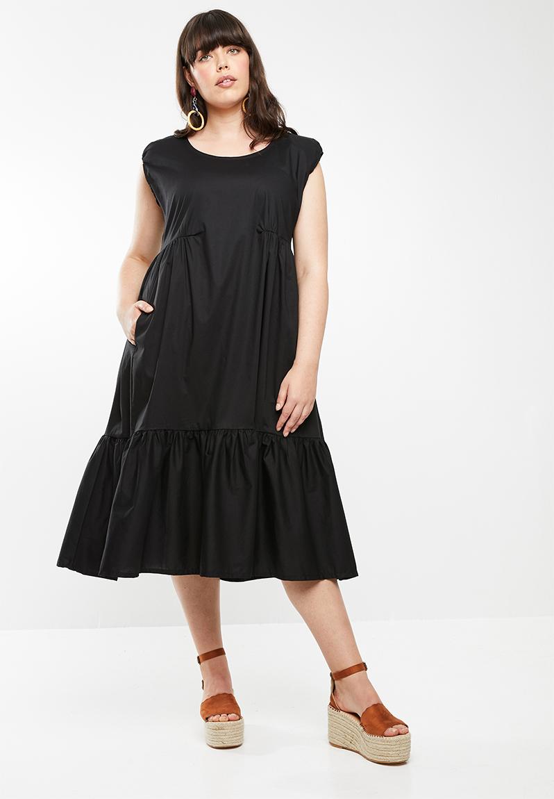 Nosisi midi dress - black AMANDA LAIRD CHERRY Dresses | Superbalist.com